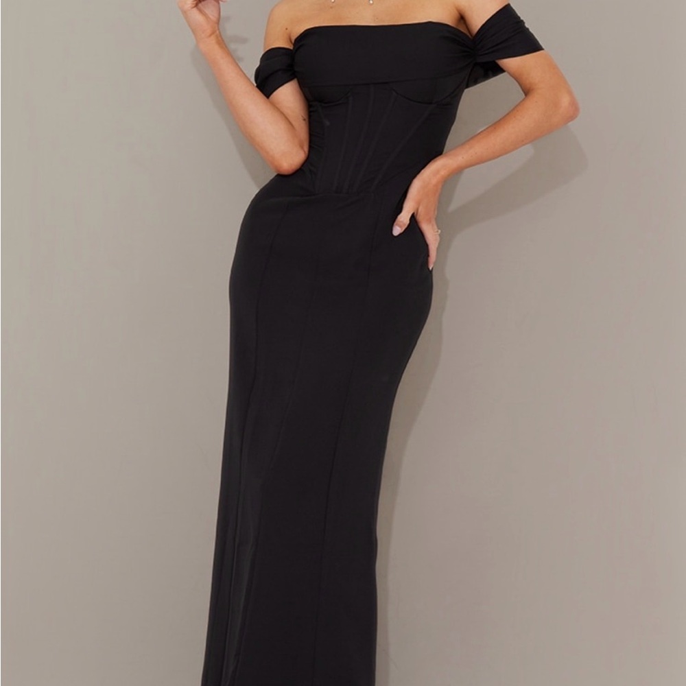Elegant Black Off-Shoulder Dress
